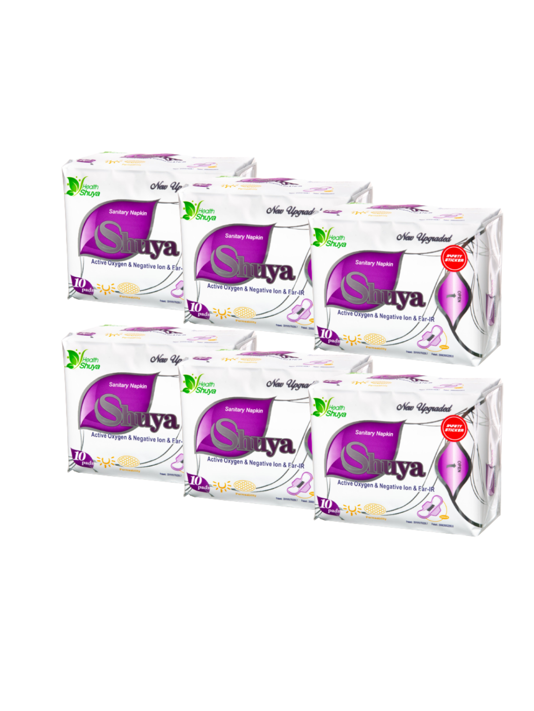 Zestaw Shuya Health 6x podpaski dzienne na 2 miesiące